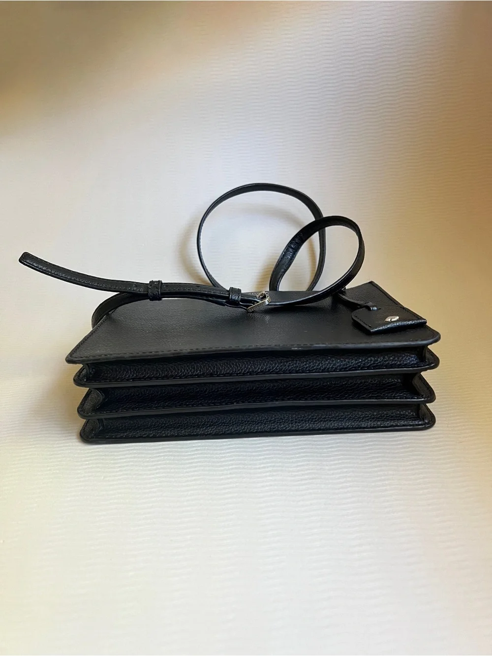 Kate Spade New York Eva Triple Gusset Crossbody – Black